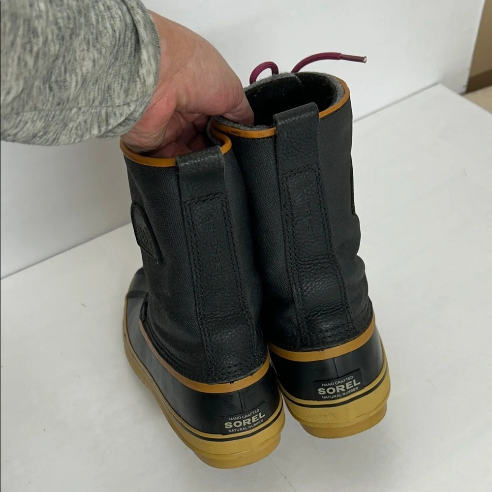 Stylish Black and Gold Women's Boots
